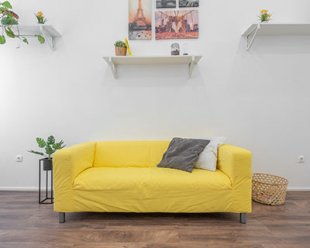 Мебель в желтых тонах – вызов стандартным решениям в Оханске - ohansk.magazinmebel.ru | фото