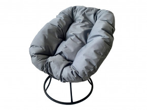 Кресло Пончик без ротанга серая подушка в Оханске - ohansk.magazinmebel.ru | фото