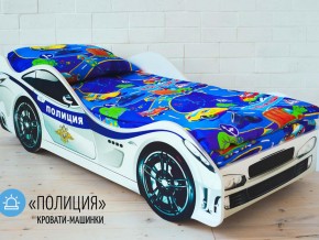 Кровать детская машина Полиции в Оханске - ohansk.magazinmebel.ru | фото