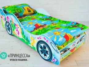 Кровать детская машинка Принцесса в Оханске - ohansk.magazinmebel.ru | фото