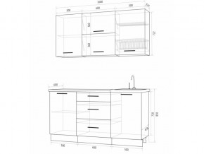 Кухонный гарнитур Флоренс Грин 1600 в Оханске - ohansk.magazinmebel.ru | фото - изображение 4