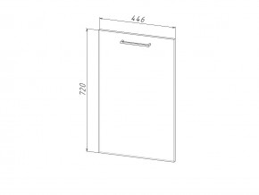 П 45 Комплект для посудомоечной машины 450 мм (цоколь + фасад) ЛДСП в Оханске - ohansk.magazinmebel.ru | фото