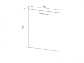 П 60 Комплект для посудомоечной машины 600 мм (цоколь + фасад) ЛДСП в Оханске - ohansk.magazinmebel.ru | фото
