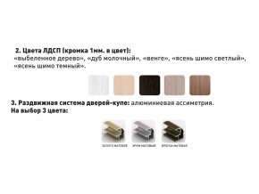 Шкаф-купе Акцент-Сим Д 1200-600 шимо тёмный в Оханске - ohansk.magazinmebel.ru | фото - изображение 3